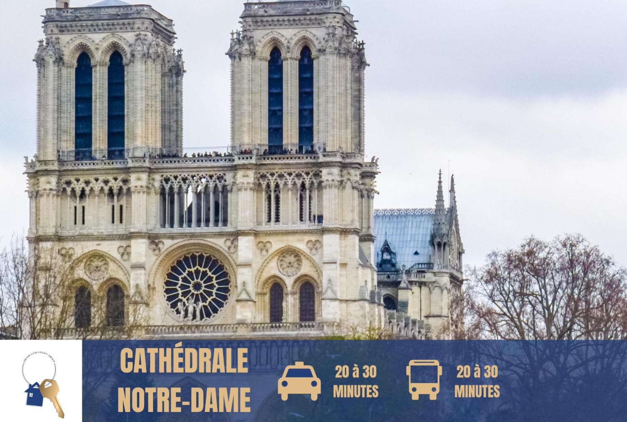 Chambre Lit Double Et Salon Avec Canape-Lit A 10 Minutes Des Champs Elysees 파리 외부 사진